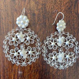 Elena Solow Earrings - Mexican Silver